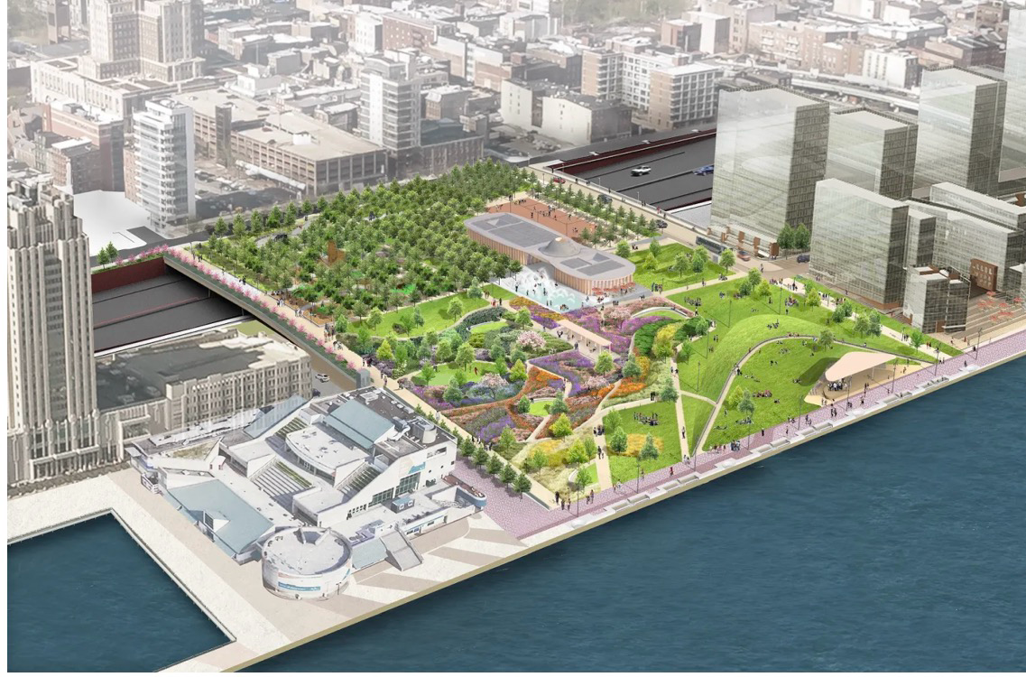 I-95 CAP project — park space rendering