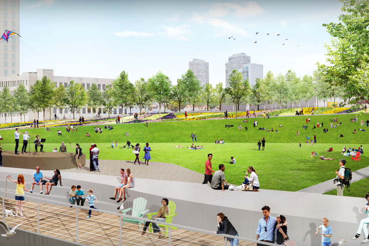 I-95 CAP project — green park rendering